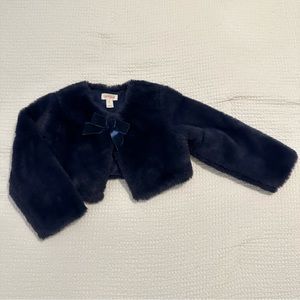 Toddler Faux Fur Shrug Jacket